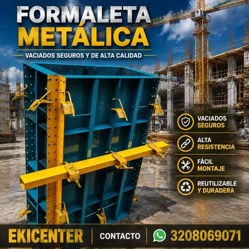FORMALETA METALICA O ENCOFRADO METALICO PANELES 