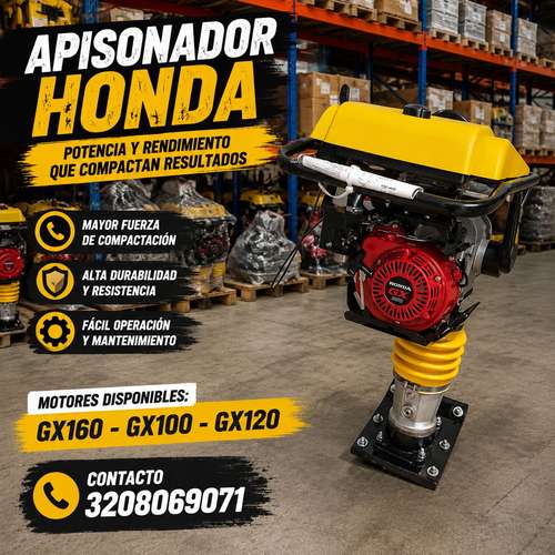 RANA COMPACTADORA APISONAR DIESEL Y GASOLINA GX160 - GX100
