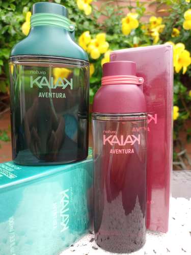 Duo de perfumes Kaiak21K masculina y femenina oferta imperdible
