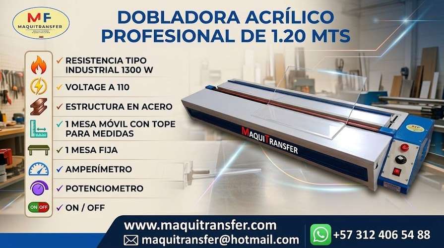 DOBLADORA DE ACRILICOS