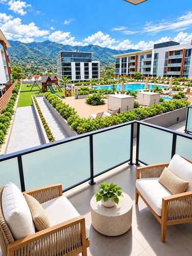 Alquiler Ejecutivo en Escazú Village |2 Hab c/ Walk-In Closet + Línea Blanca + Terraza Piscina + Sótano | $2000 USD