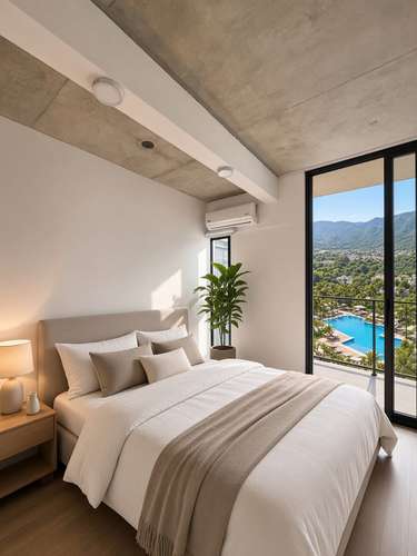 Alquiler Ejecutivo en Escazú Village |2 Hab c/ Walk-In Closet + Línea Blanca + Terraza Piscina + Sótano | $2000 USD