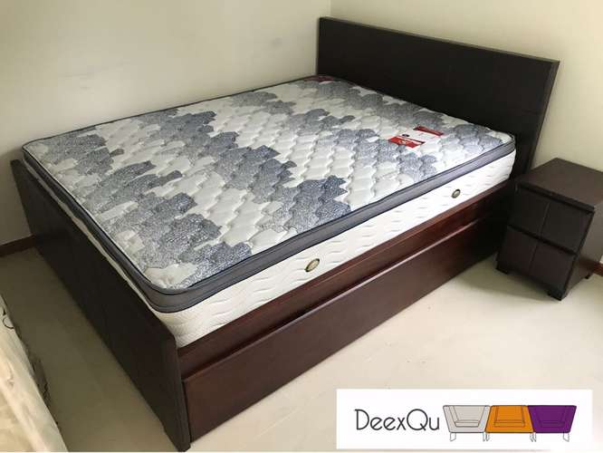 Cama matrimonial con nido individual Turan
