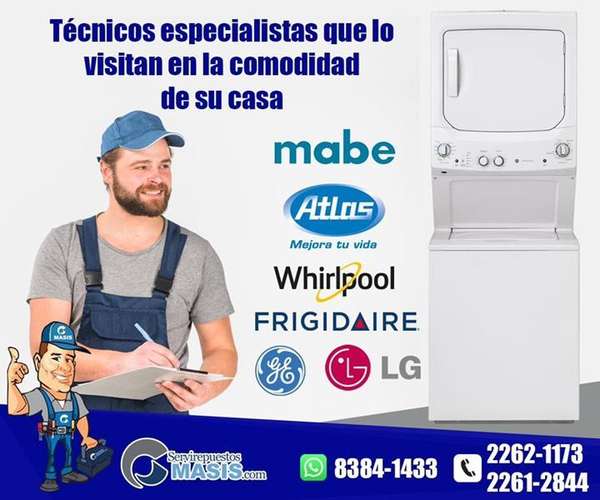 Reparacion, Mantenimiento e Instalación de refrigeradoras, cocinas, lavadoras a domicilio