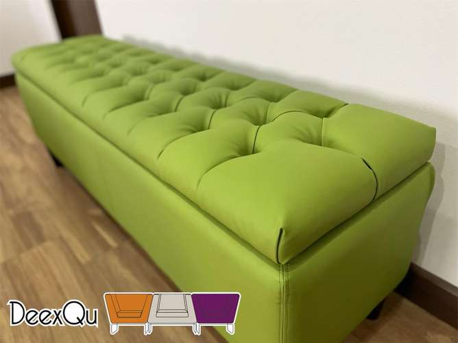 Baúl o Pie de Cama Sued verde