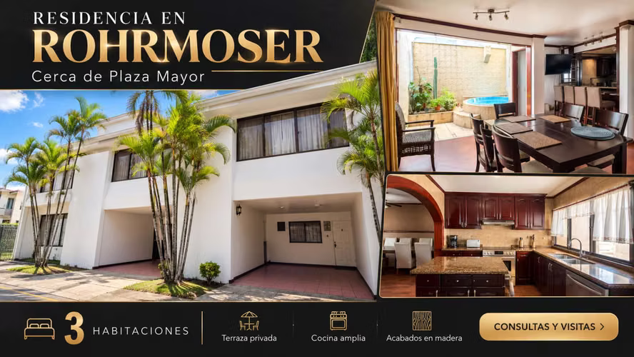 Casa en alquiler en Rohrmoser, 3 habitaciones, cerca de Plaza Mayor | Lista para habitar