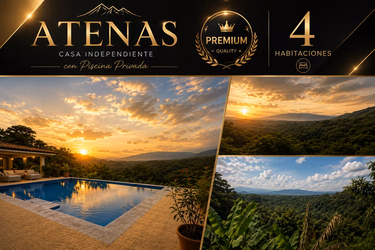 VIVA EN MEDIO DE LA NATURALEZA – QUINTA PRIVADA CON PISCINA |  ATENAS ,A minutos de Ruta 27 