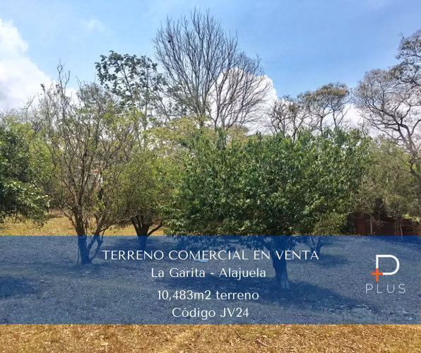 TERRENO COMERCIAL VENTA LA GARITA ALAJUELA CÓD JV24