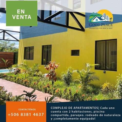 Oportunidad para invertir en Guanacaste | COMPLEJO DE CUATRO APARTAMENTOS.
