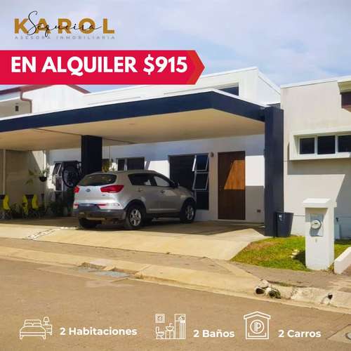 SE ALQUILA HERMOSA CASA EN EL COYOL DE ALAJUELA