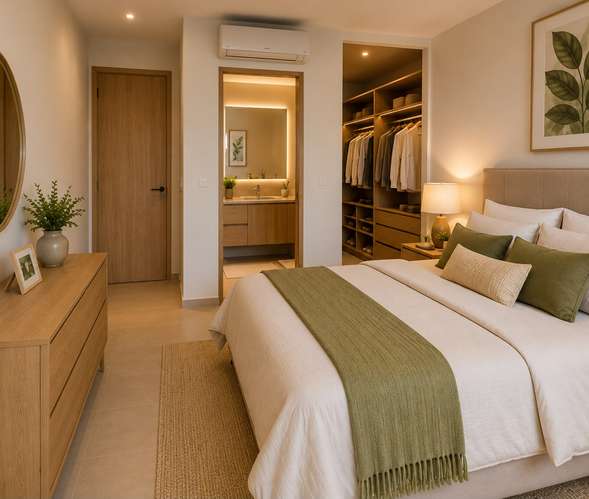Apto Amueblado en Bambú Eco-Urbano San Sebastián | 2 Habs + 2 Baños + Frente a Piscina + Pet Friendly | 550K-600K - Imagen 6