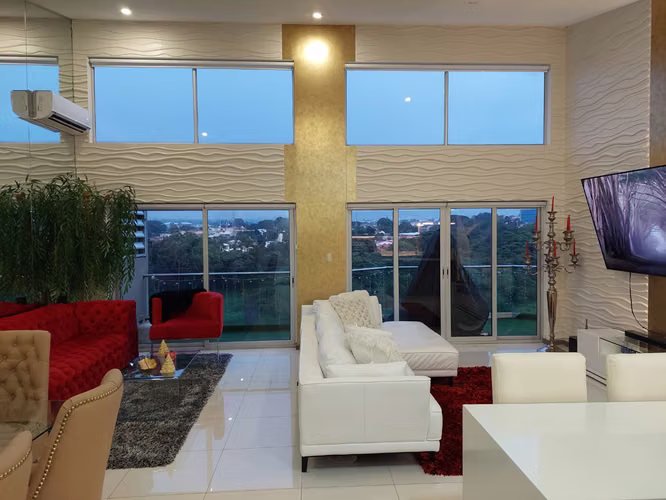 PENTHOUSE AMOBLADO ESPECTACULAR  O SOLO LINEA BLANCA EN TORRE  ROHRMOSER 135M2 - Imagen 8