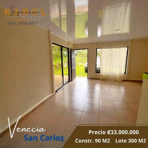 Se vende hermosa propiedad en San Martin, Venecia, San Carlos