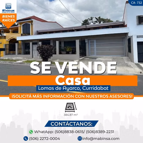 House in Lomas de Ayarco, Curridabat for sale