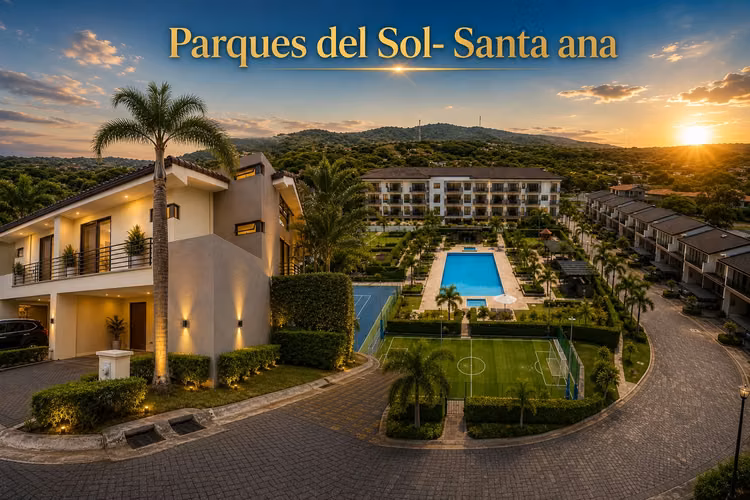 Mudanza inmediata, casa ,Parques del Sol - Santa Ana, amenidades.