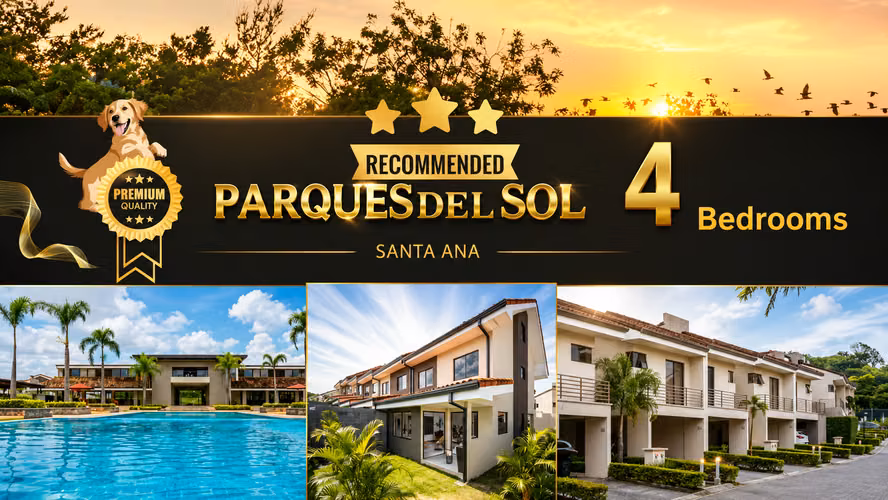 Mudanza inmediata, casa ,Parques del Sol - Santa Ana, amenidades.