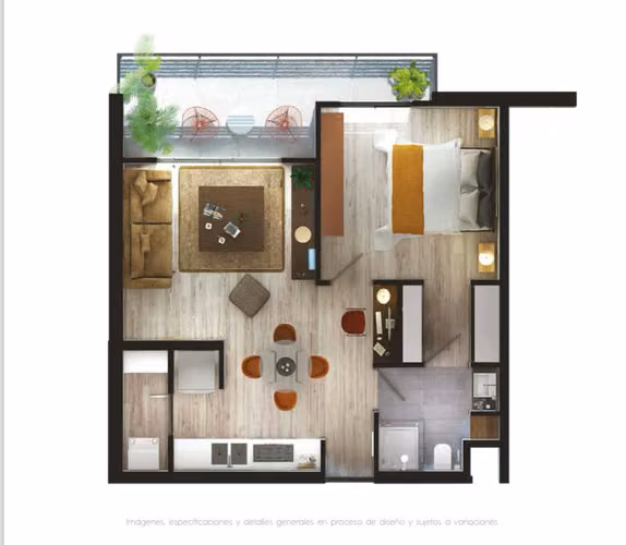 Apartamento en Brasil de Santa Ana - 65 m2 hab  +1 parqueo + bodega - Imagen 4