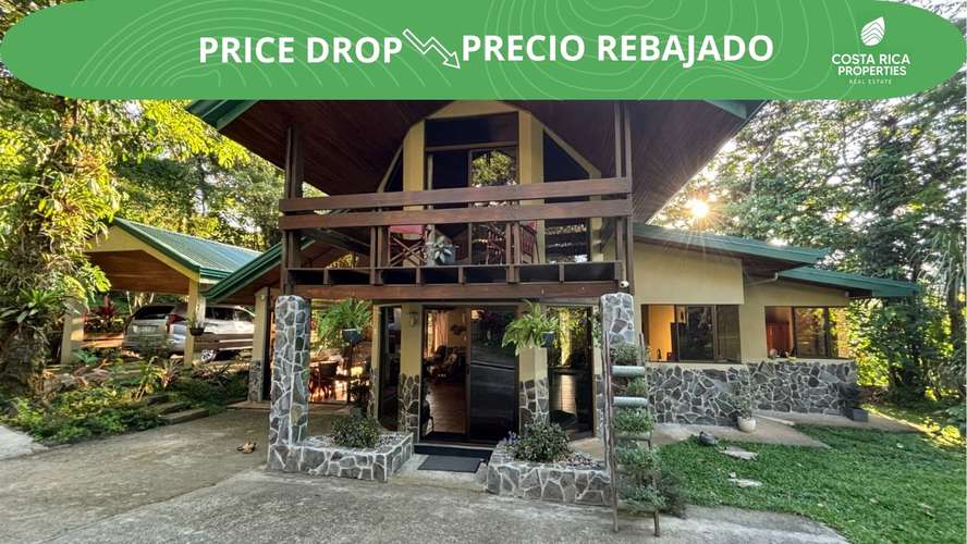 Casa en venta en San Ramon, amueblada, con chimenea y amplias zonas verdes - Imagen 1
