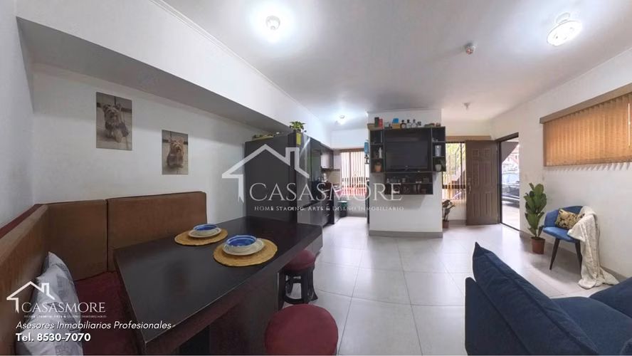 VENTA APARTAMENTO CONDOMINIO FRANCISCO DE HEREDIA 1ER NIVEL CON PATIO
