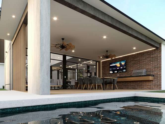 SE VENDE CASA NUEVA - LA GUÁCIMA, HACIENDA LOS REYES EN CONDOMINO - Imagen 13