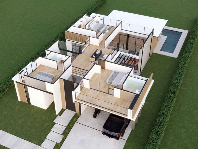 SE VENDE CASA NUEVA - LA GUÁCIMA, HACIENDA LOS REYES EN CONDOMINO - Imagen 15