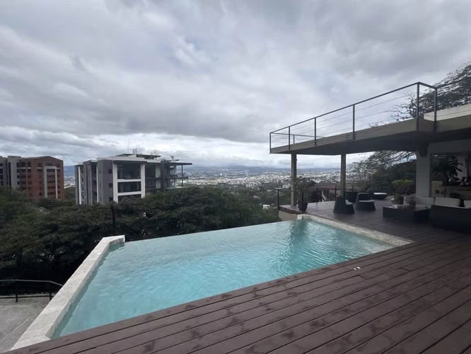 VENTA ESCAZÚ GANGA MANSION CON VISTAS EN JABONCILLOS SE FINANCIA O SE RECIBE