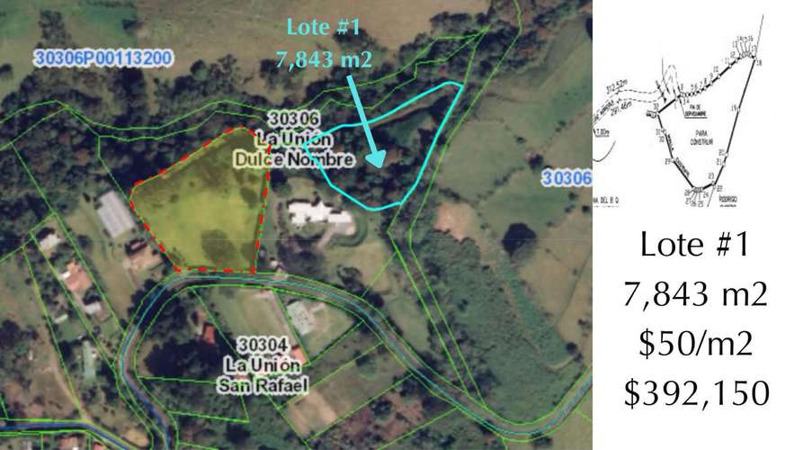 Se venden Lotes en Dulce Nombre, Tres Ríos, Cartago (AD). - Imagen 2