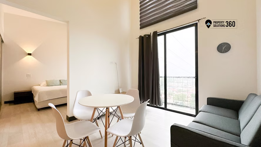 Alquiler de Apartamento Amueblado en Guachipelin, 1 Habitación + 1 Oficina (Con AC) - Imagen 3