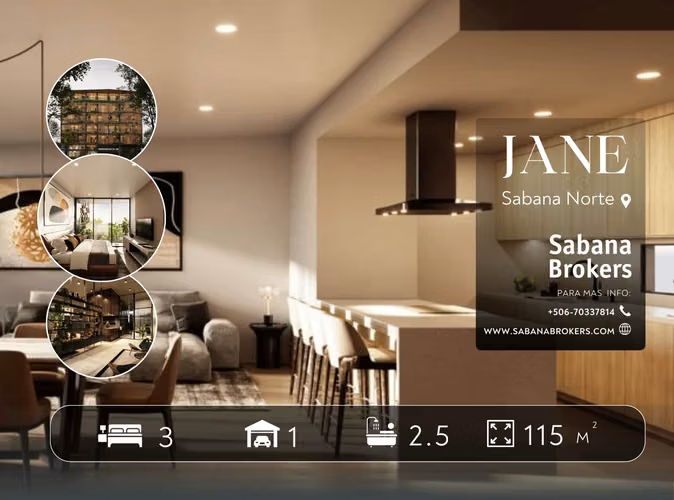 Proyecto Jane Apartamento Sabana solo 19 unidades