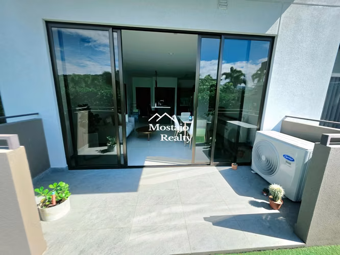 Alquiler de apartamento con jardin, Condominio Parques del Sol, Santa Ana - Imagen 2