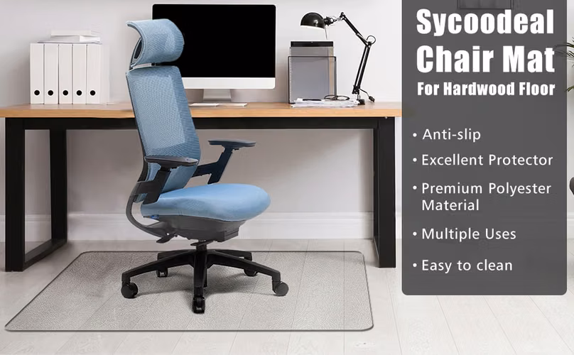 TAPETE VINILICO PVC PARA SILLA ESCRITORIO - Imagen 3