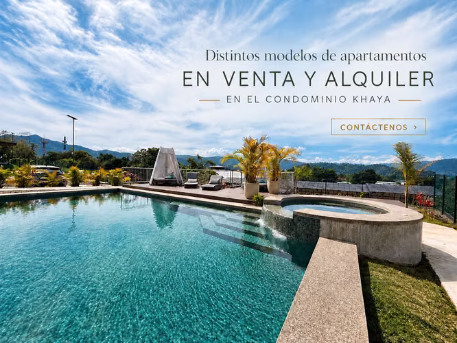 Alquiler | Apartamento Condominio Khaya, Curridabat.  3 cuartos, 1 parqueos (torre C) Nuevo
