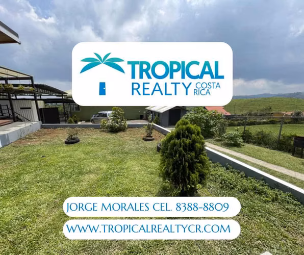 San Ramon de Alajuela, Casa de campo ( Cambio por terreno en Guanacaste)