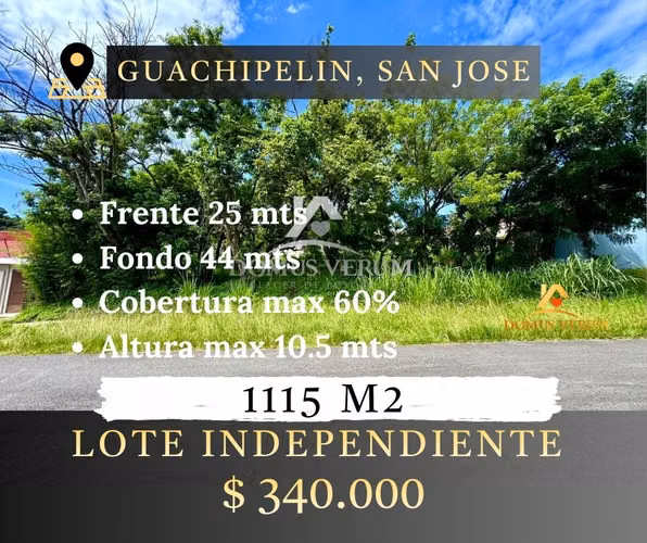 Venta de Lote Independiente en Guachipelín de Escazú