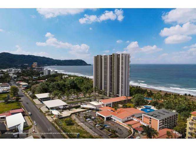 Vendo Apartamentos en Jaco con vista al mar