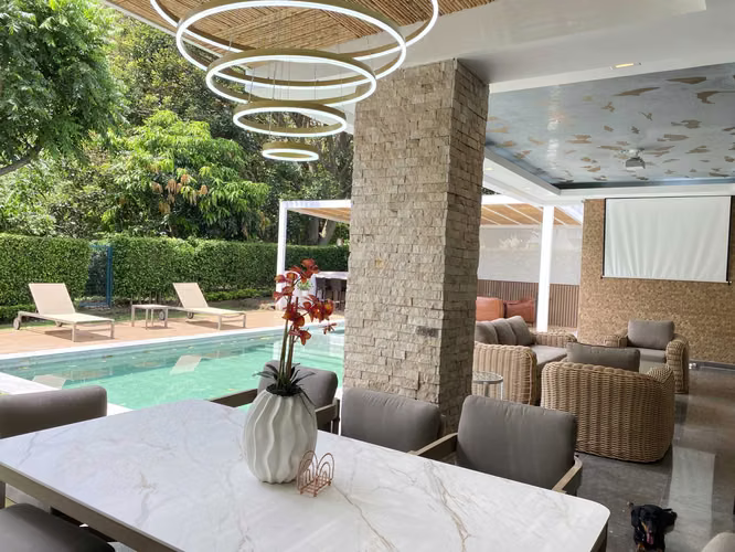 La Hacienda Santa Ana, Casa Miami Contemporánea 1 solo nivel y piscina