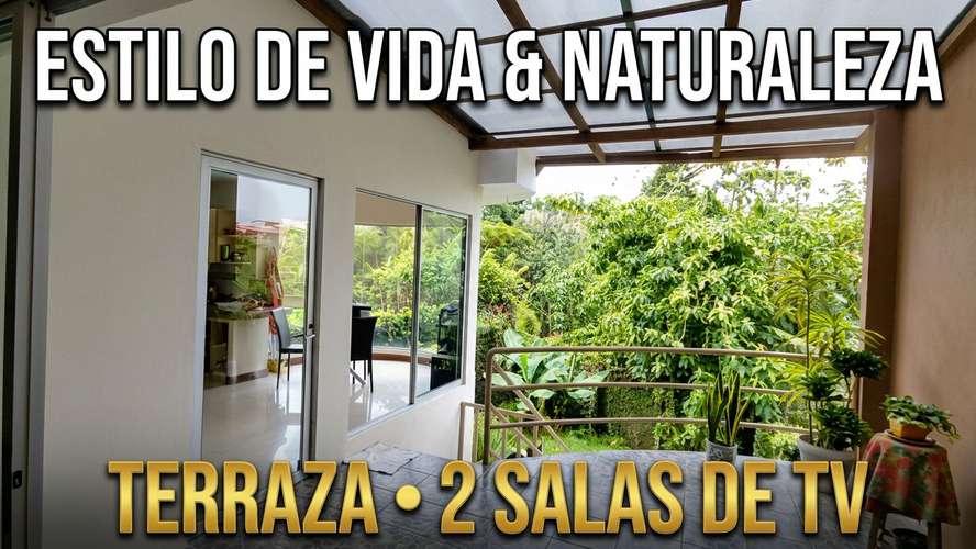 Casa en Venta en Moravia - Coronado con 4 hab. y 2 salas de TV Naturaleza y estilo de vida familiar