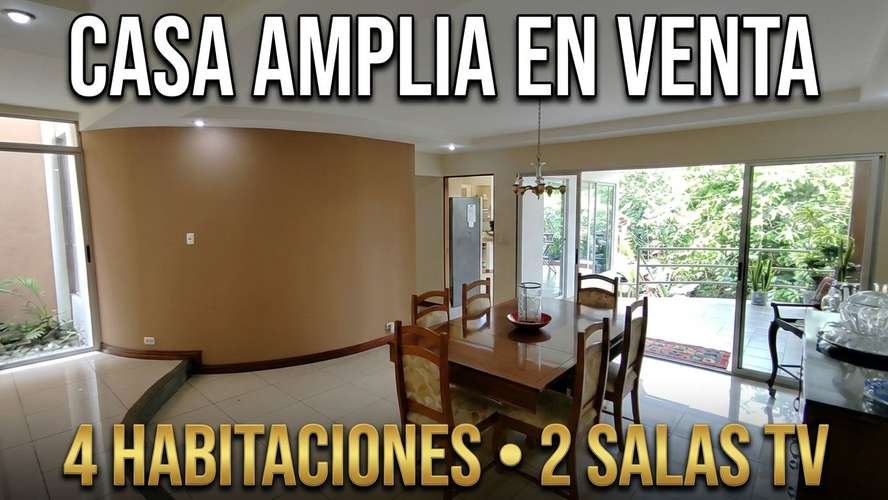 Casa en Venta en Moravia - Coronado con 4 hab. y 2 salas de TV Naturaleza y estilo de vida familiar