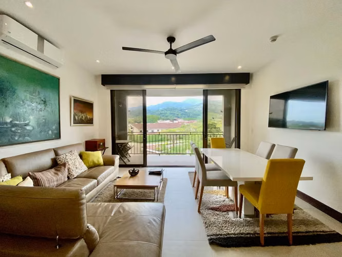 VENTA DE APARTAMENTO AMUEBLADO EN PARQUES DEL SOL - SANTA ANA