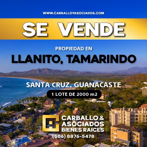 Oportunidad en Tamarindo – Lote de 2000 m² en El Llanito