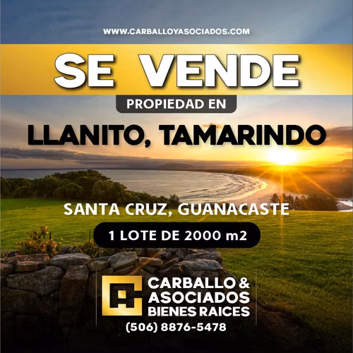 Oportunidad en Tamarindo – Lote de 2000 m² en El Llanito