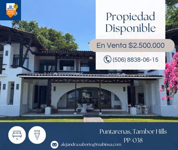PP-038 SE VENDE CASA – Tambor Hills