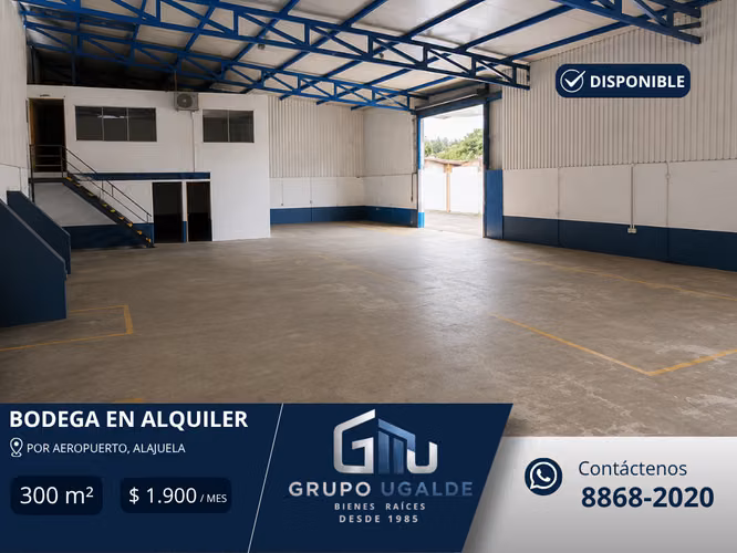 Warehouse for Lease | Alajuela, Near the International Airport