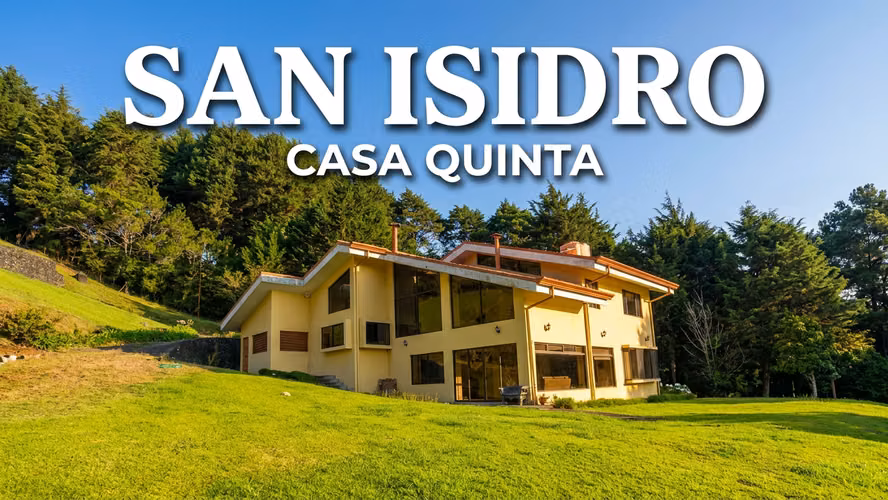 Se vende Casa tipo Quinta en San Isidro de Heredia Clima fresco en terreno de 4.058 mts2 - Imagen 1