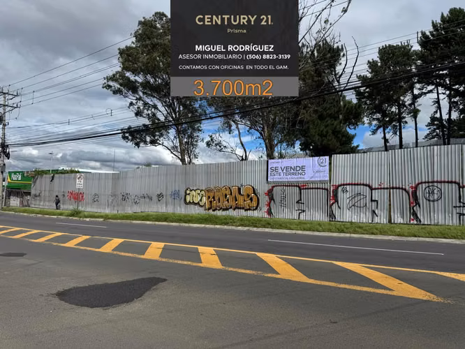 TERRENO COMERCIAL SAN JOSE, PAVAS 3.700m2