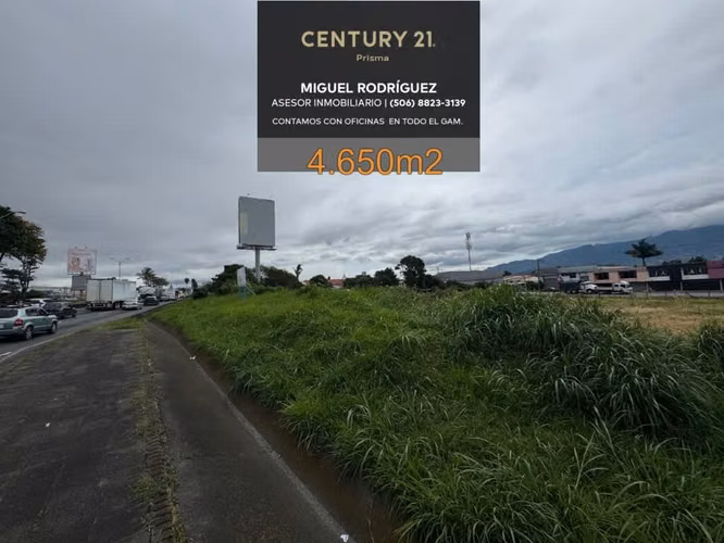 TERRENO COMERCIAL SAN JOSE, URUCA 4.650m2
