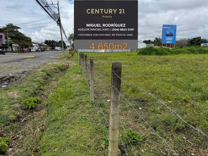 TERRENO COMERCIAL SAN JOSE, URUCA 4.650m2