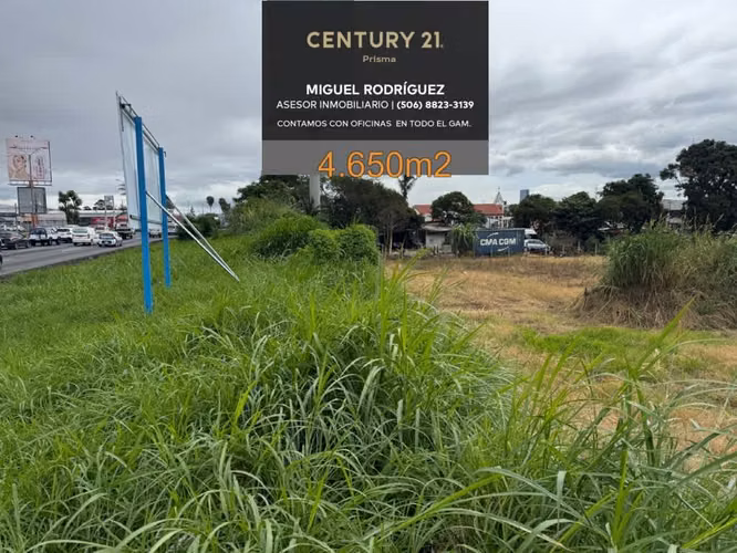 TERRENO COMERCIAL SAN JOSE, URUCA 4.650m2