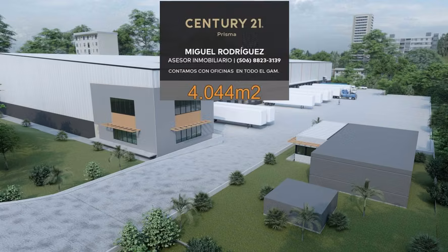 BODEGA/NAVE INDUSTRIAL en HEREDIA, 4.044m2