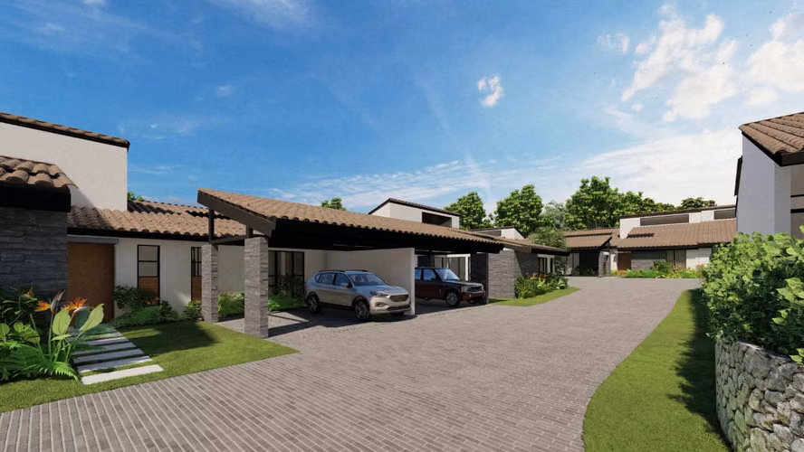 Casas en condominio Hacienda Los Reyes 3 habitaciones Guácima